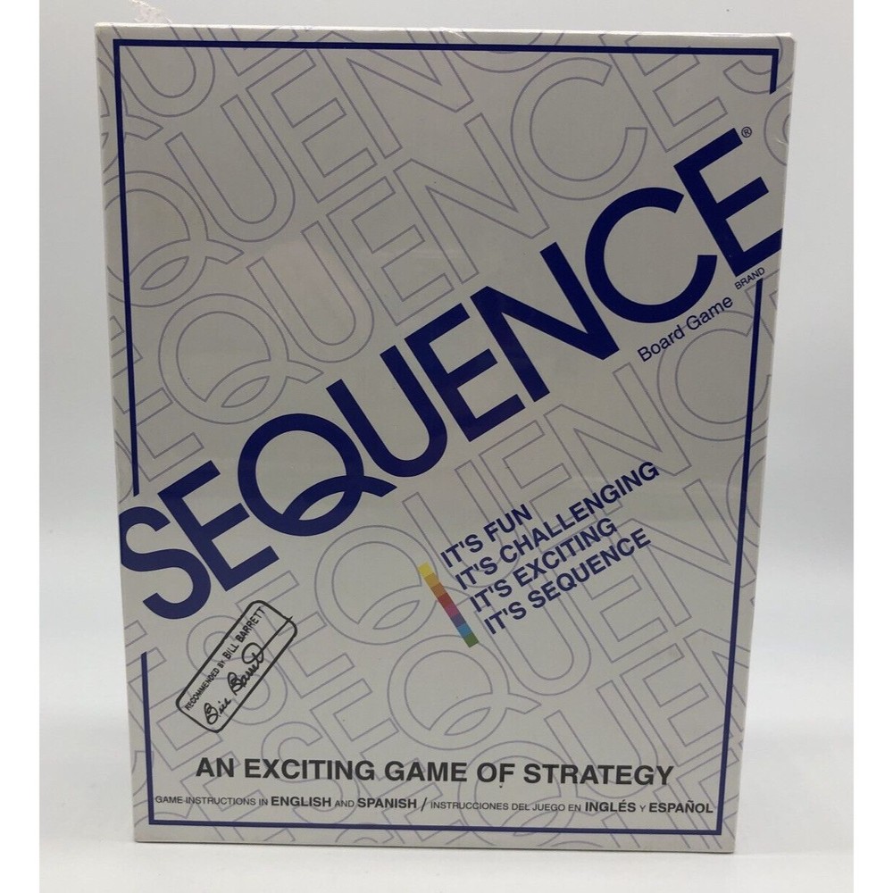Sequence Board Game Jax Games Family Favorite For Ages 7 And Up NEW